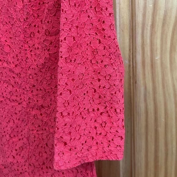 Giani Bini size 4 coral lace midi dress - Picture 2 of 5